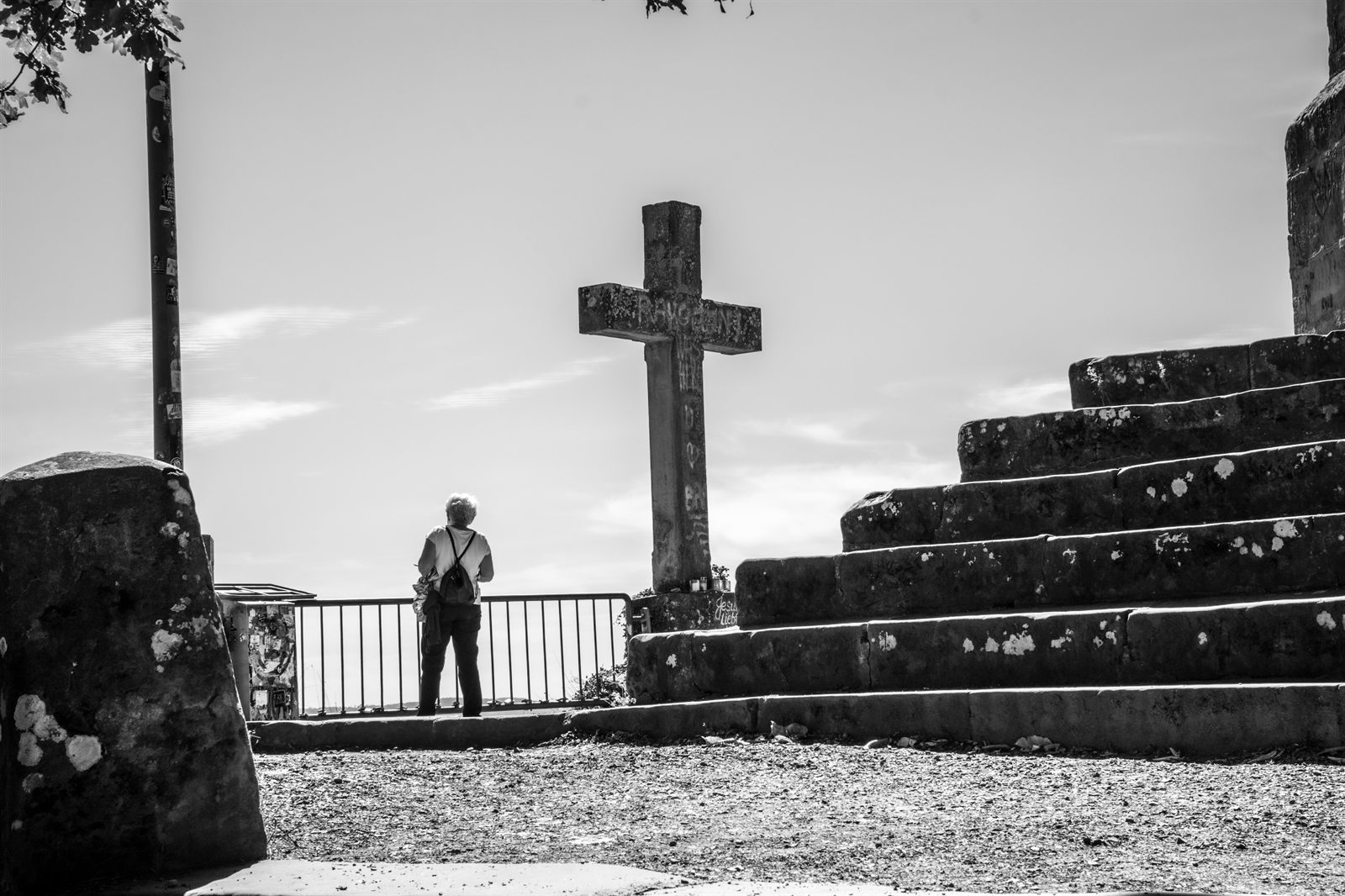 Trier et la vallee de la Moselle, en noir et blanc
